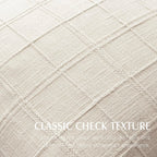 Arden Pillow Cover – Linen & Cotton Decorative Cushion Case (18×18”)