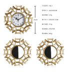 Eterna Flower Wall Clock – Modern Geometric Design (10")