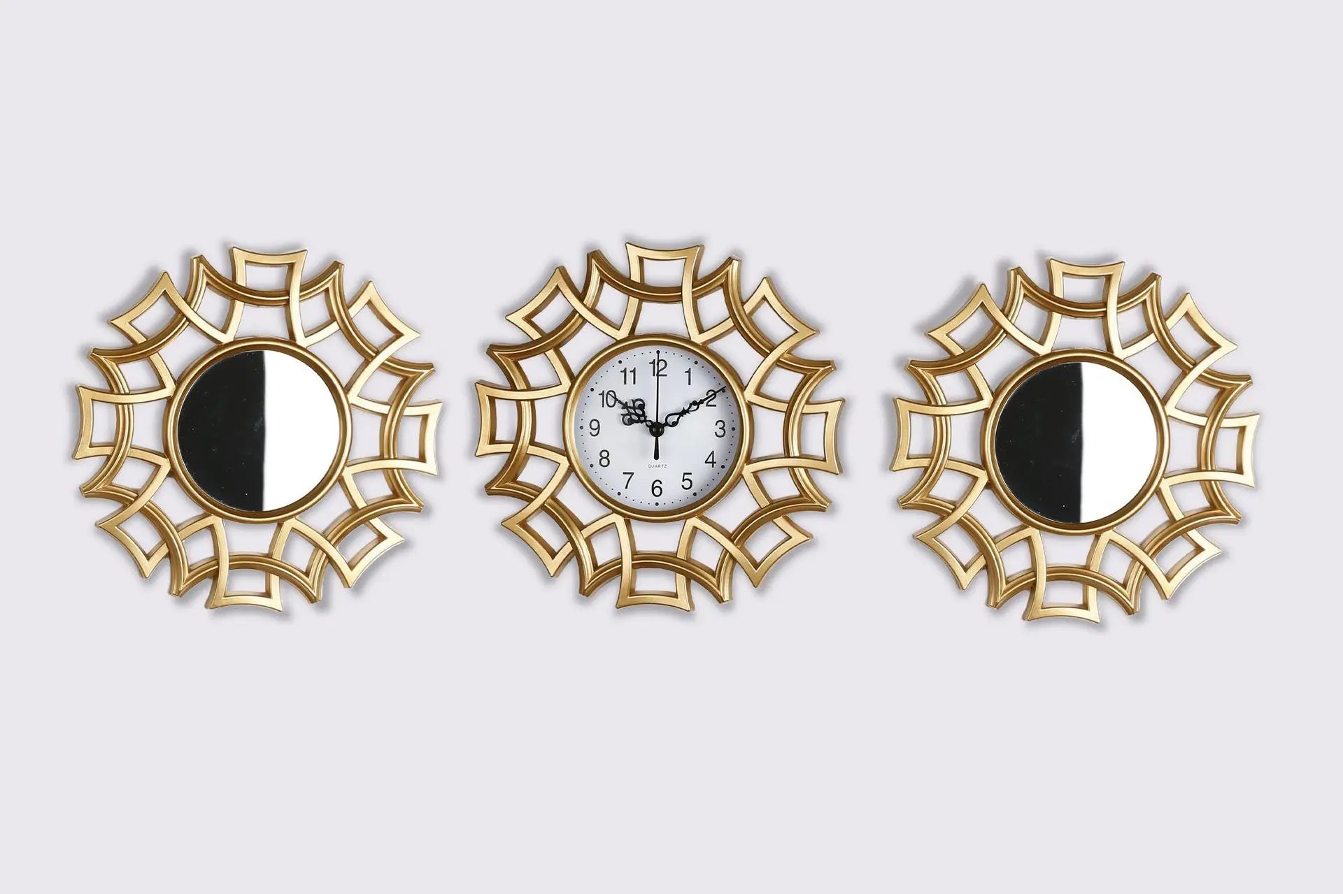 Eterna Flower Wall Clock – Modern Geometric Design (10")