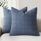 Arden Pillow Cover – Linen & Cotton Decorative Cushion Case (18×18”)