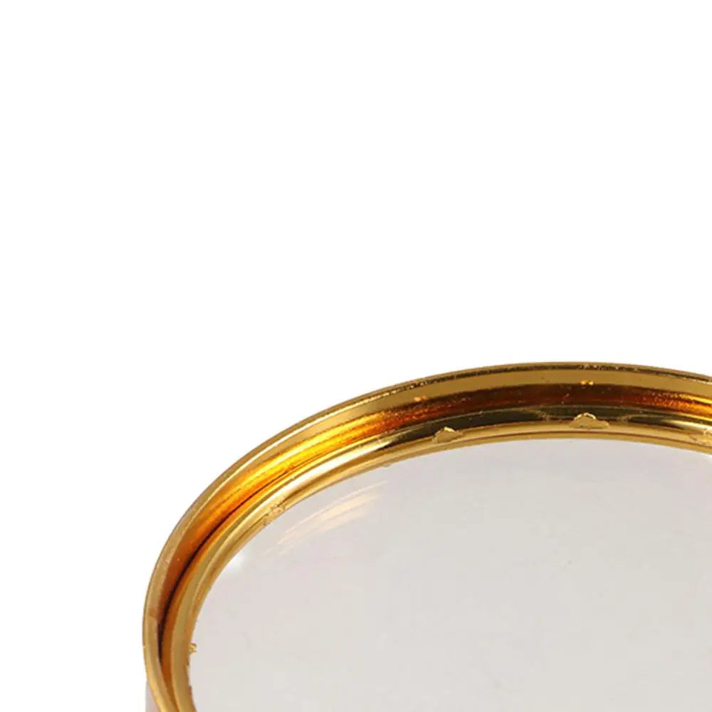 Halo Gold Floating Shelf – Round Iron & Glass Wall Display