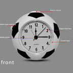 Striker Football Alarm Clock – Classic Quartz Analog Design