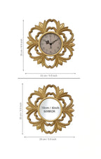 Eterna Flower Wall Clock – Modern Geometric Design (10")