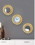 Eterna Flower Wall Clock – Modern Geometric Design (10")