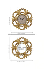 Eterna Flower Wall Clock – Modern Geometric Design (10")