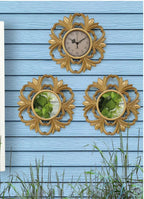 Eterna Flower Wall Clock – Modern Geometric Design (10")